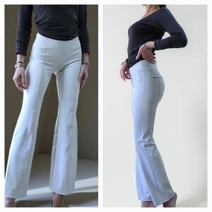 Athleta Stone Colored Slight Flare Pull On Pants Size S